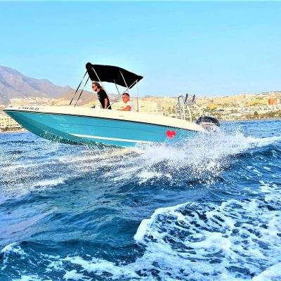 			 - Bareboat Yachtcharter in Teneriffa Süd mit Bayliner E18