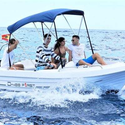 			Alquiler de barco sin licencia en Tenerife Sur Puerto Colon - Kleine Motorbootcharter ohne Lizenz auf Teneriffa